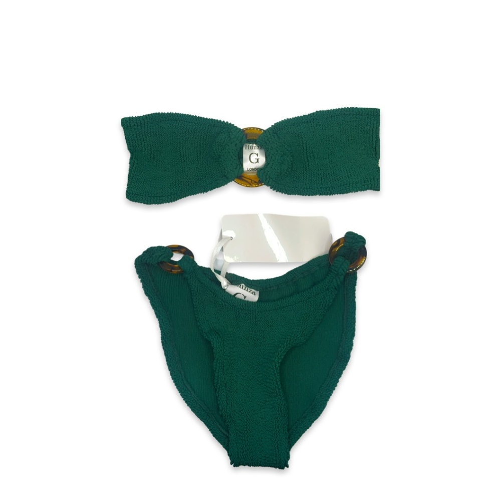 NWT Hunza G Gloria Bikini Forest Green